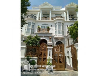 Công ty cửa lưới Nữ Hoàng đã tư vấn, thiết kế và thi công cửa lưới chống muỗi căn hộ Villas Chị Dung, Q. Gò Vấp, TP.HCM